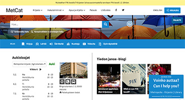 metropolia.finna.fi screenshot