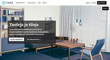tuolejajatiloja.finna.fi skärmbild